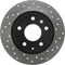 Centric Parts Sport Cross Drilled Brake Rotor, 128.45085L 128.45085L - alternate 1